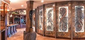 Pebble Art Mosaic Ancient Wall Panels