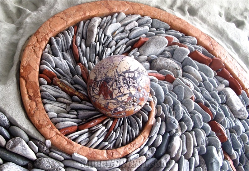 Pebble Art Mosaic Ancient Wall Panels