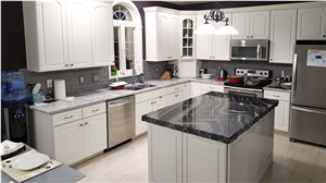 Black Gold Marble Island Top