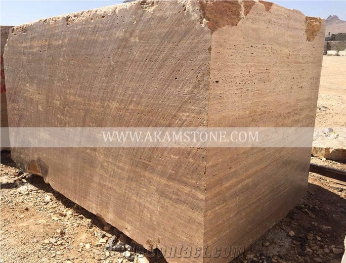 Chocolate Travertine Blocks