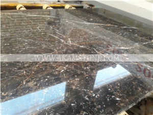 Golden Black Marble Slabs & Tiles