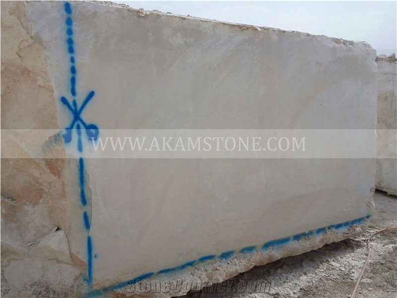 Iran White Limestone Block