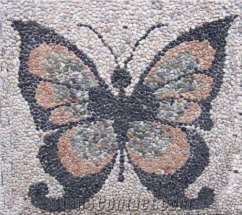 Indonesia Natural Stone Green Gravel from Beach,Pebble & Grave