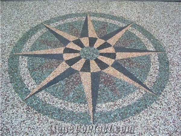 Indonesia Natural Stone Green Gravel from Beach,Pebble & Grave
