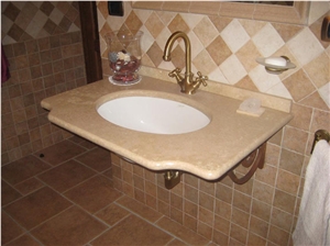 Limestone Custom Vanity Tops