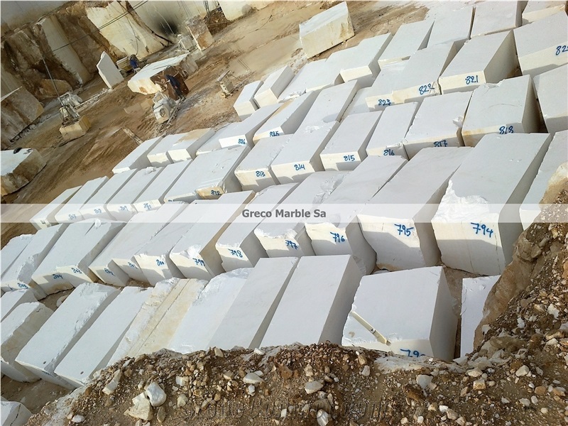 Thassos Marble Block, Greece White Marble