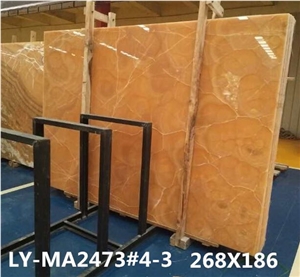 Agate Jade Onyx,Yellow Onxy Slabs and Tiles Polished, Orange Bojnord, Iran Stone in China Market,Onice Nuvolato Extra,Onice Orange,Orange Jade,Persia Onice Arancio,In China Stone Market