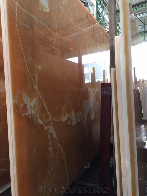 Agate Jade Onyx,Yellow Onxy Slabs and Tiles Polished, Orange Bojnord, Iran Stone in China Market,Onice Nuvolato Extra,Onice Orange,Orange Jade,Persia Onice Arancio,In China Stone Market