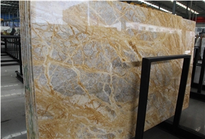 Amber Gold,Amber Grey,China Marble,Tile and Slab,Wall Cladding,A Grade Natural Stone,Own Factory and Quarry Owner with Ce Certificate,Big Gang Saw Slab in Large Stock and Cheap Price