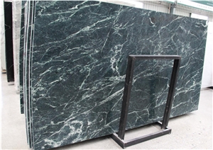 Big Flower Green Empress Green Pengzhou Marble Slab For Tile