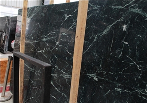 Big Flower Green Empress Green Pengzhou Marble Slab For Tile