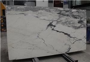 Calacatta Paonazzo Marble Creme Bianco White Stone Slab Tile