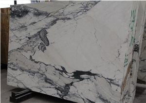 Calacatta Paonazzo Marble Creme Bianco White Stone Slab Tile
