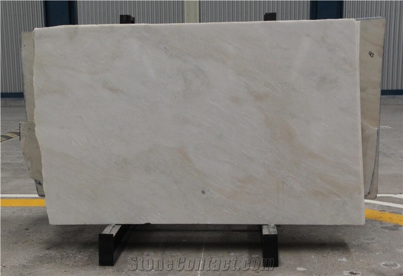 Cary Ice Marble Royal White Polished Slab For Living Room