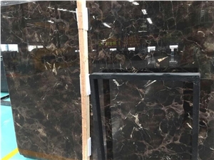 China Dark Emperador Irish Brown Marble For Flooring Tile Use