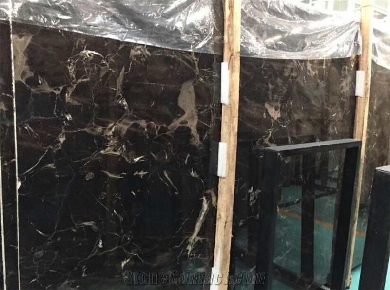 China Dark Emperador Irish Brown Marble For Flooring Tile Use