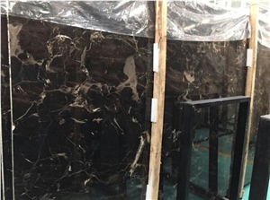 China Dark Emperador Irish Brown Marble For Flooring Tile Use