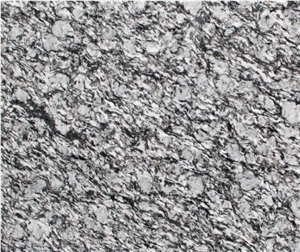 China Spray White Granite Sea Wave White Polished Big Slab