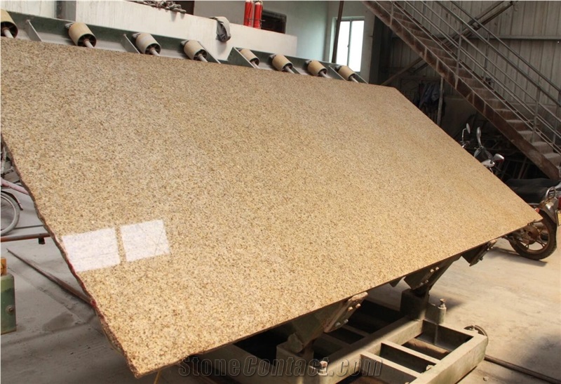 G682 Yellor Granite Shandong Rusty Yellow Rust Granite Slab