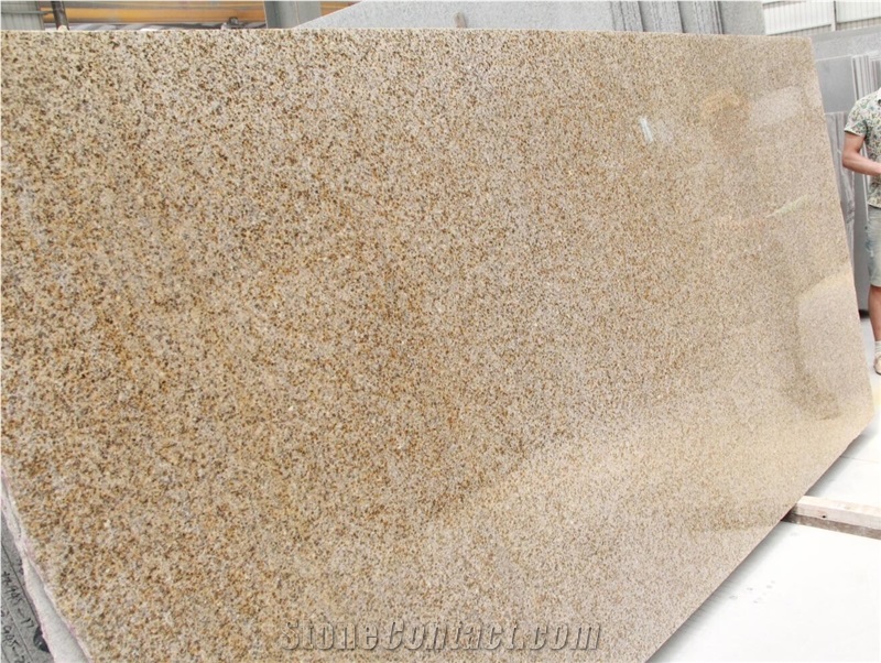 G682 Yellor Granite Shandong Rusty Yellow Rust Granite Slab