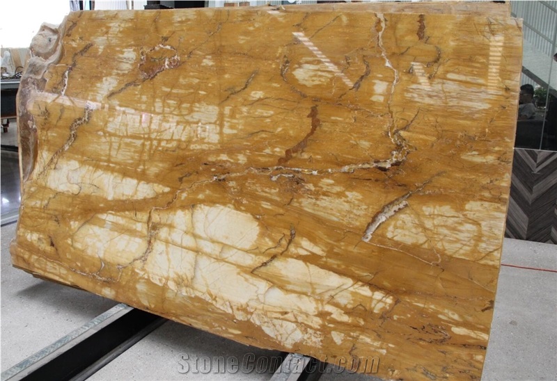 Siena Gold Golden Siena Giallo Yellow Amarillo Polished Slab