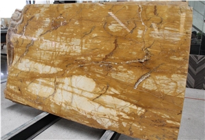 Siena Gold Golden Siena Giallo Yellow Amarillo Polished Slab