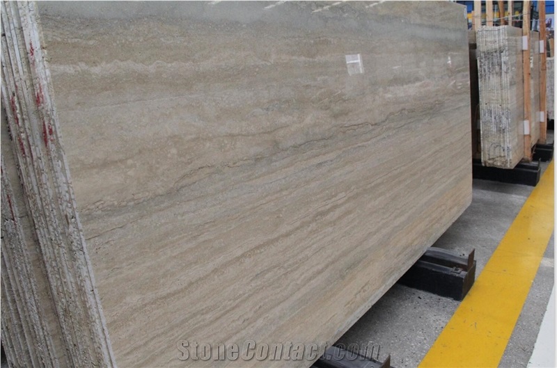 Silver Grey and Blue Travertine,Italy Quarry in China Market, Tile and Slab,Polished Own Quarry and Factory Price with Ce Certificate,Wall Covering and Hotel Use,Wall Stone