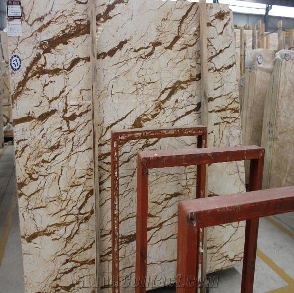 Sofita Gold Marble Bilecik Novita Jin Sofita Golden Slab