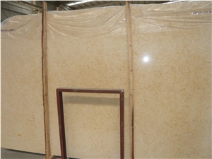 Sunny Beige Marble Royal Yellow Marble Big Polished Slab