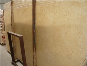 Sunny Beige Marble Royal Yellow Marble Big Polished Slab