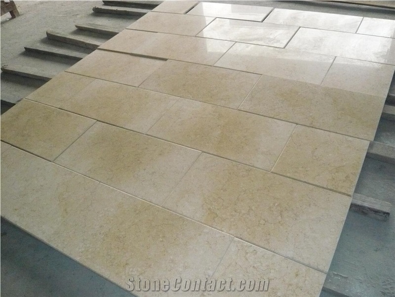 Sunny Beige Marble Royal Yellow Marble Big Polished Slab