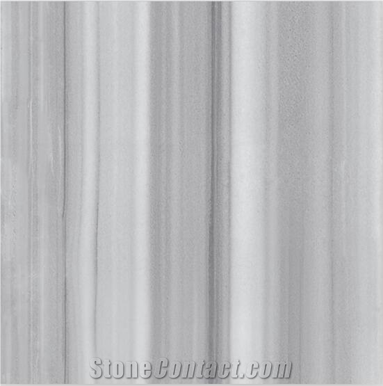 Turkey Marmara Equator Marble White Zebra Bleu Striata Slab
