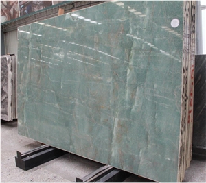 Verde Smeralda Quartzite Green Polished Slab For Wall Tile