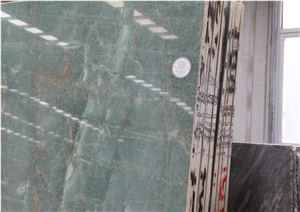 Verde Smeralda Quartzite Green Polished Slab For Wall Tile