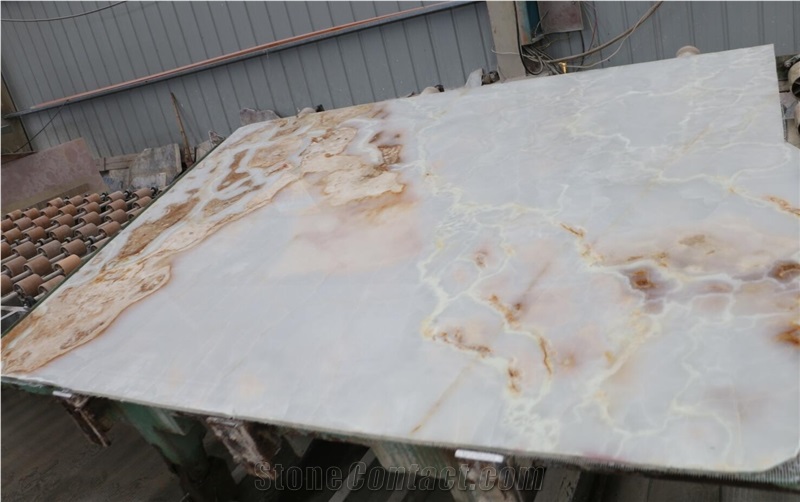 White Afghanistan Onyx Khogiani Onyx Nangarhar Nonopaque