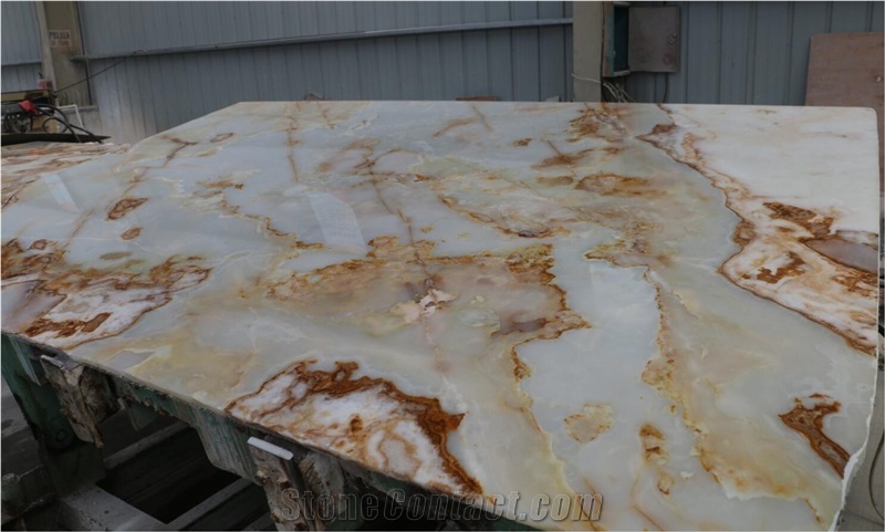 White Afghanistan Onyx Khogiani Onyx Nangarhar Nonopaque