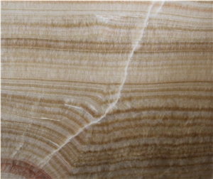 Wood Vein Yellow Onyx Big Slab Tile For Wall Decoration