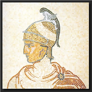 Artistic Mosaic cm 64x64, on Fiberglass Mesh