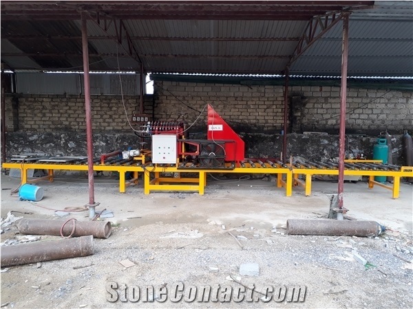 Flamed Bluestone by Machine