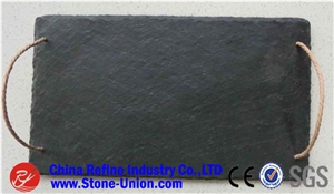 Black Slate Cookware Plates, Kitchen Accessaries