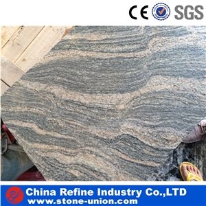 China Juparana Granite Floor Tiles & Slabs,Granite Floor Covering , Grey Granite Wall Paving Stone Pattern