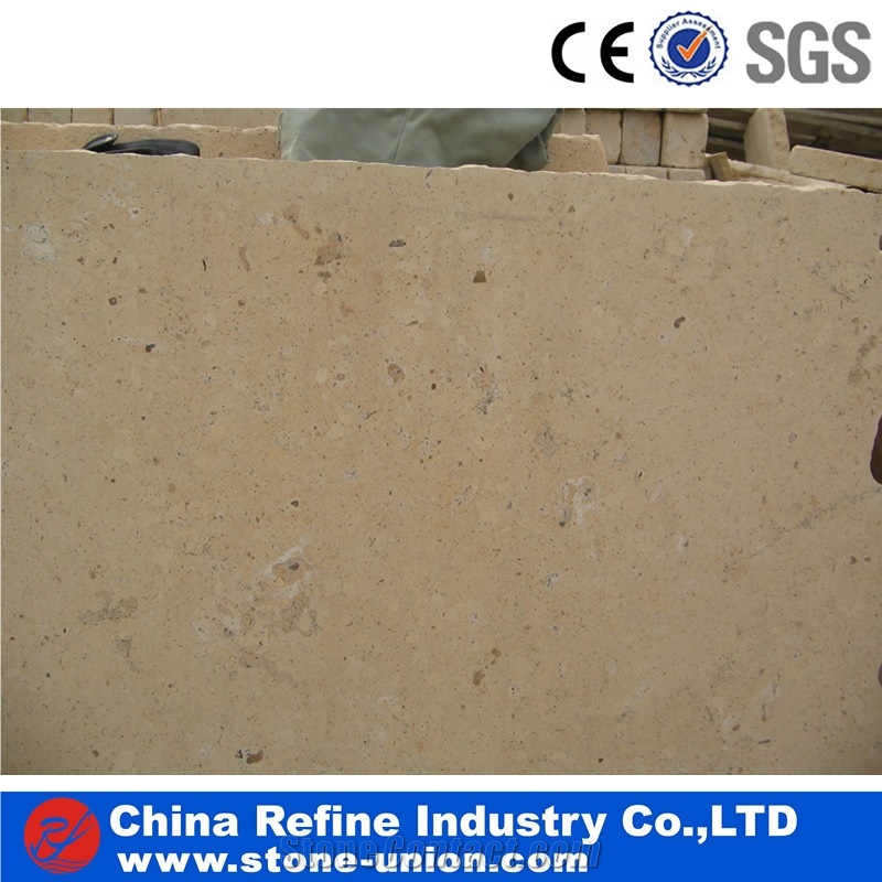 China Yellow Limestone Slabs & Tiles