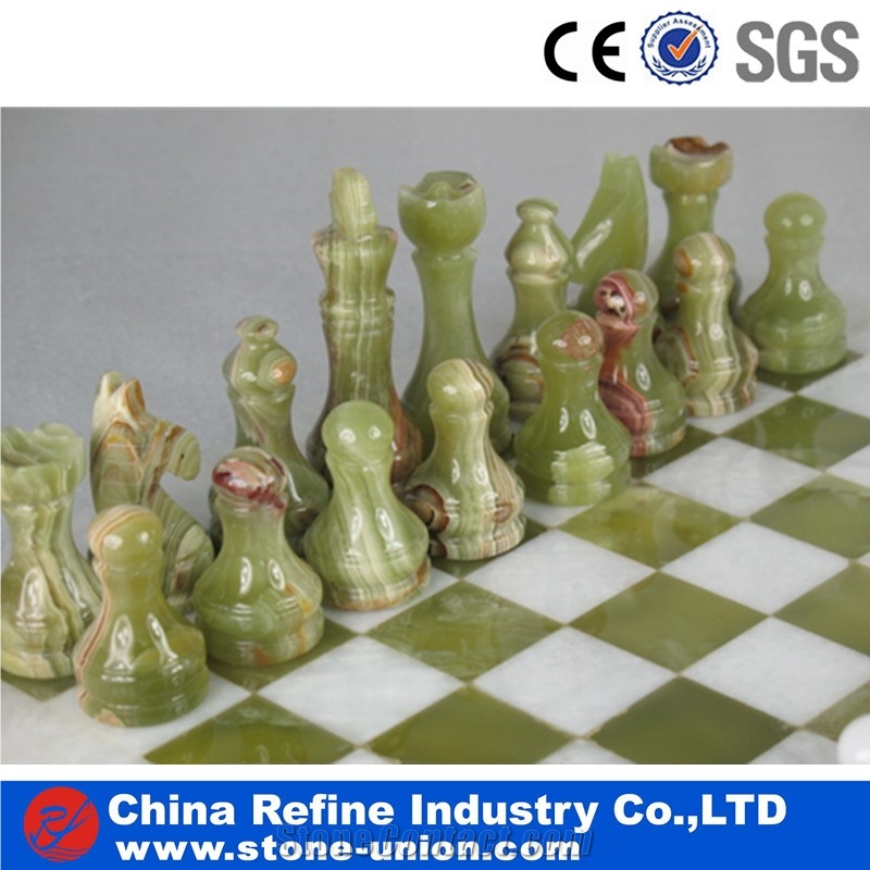 Different Modern Type Granite and Marble Stone Chess Table, Chess Coffee Tables