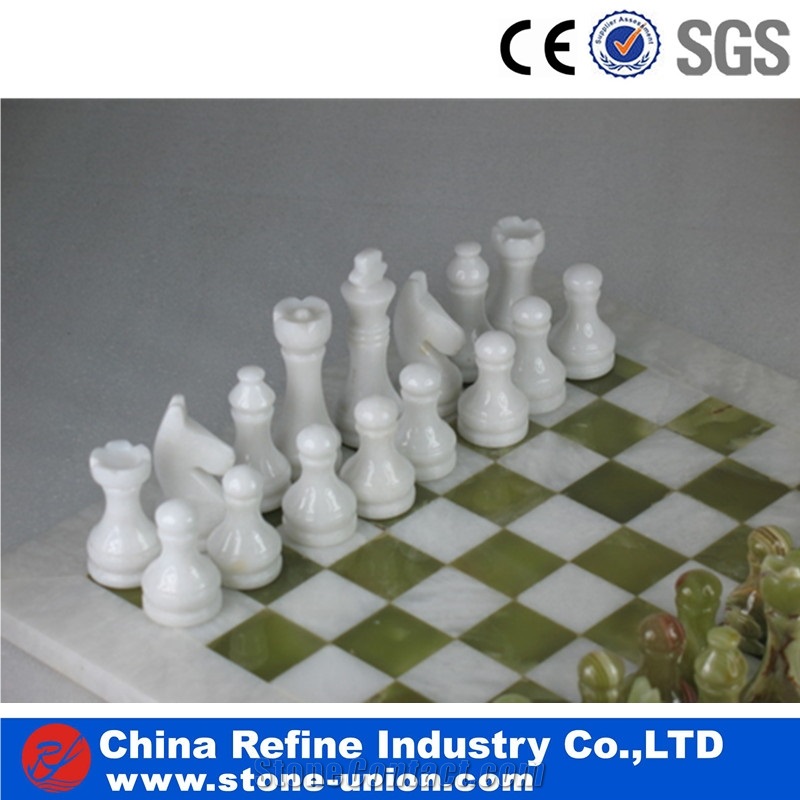 Different Modern Type Granite and Marble Stone Chess Table, Chess Coffee Tables