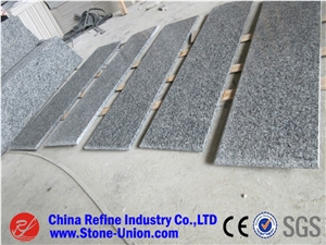 G603 Granite Stone Stairs & Steps Grey Indoor,Natural White Granite Polished Steps
