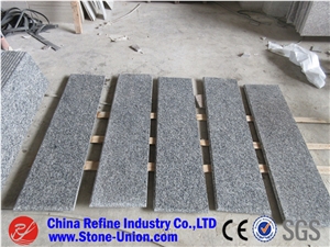 G603 Granite Stone Stairs & Steps Grey Indoor,Natural White Granite Polished Steps