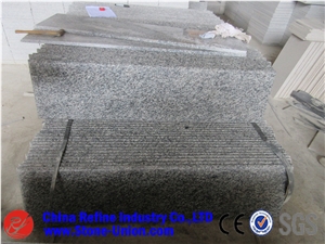 G603 Granite Stone Stairs & Steps Grey Indoor,Natural White Granite Polished Steps