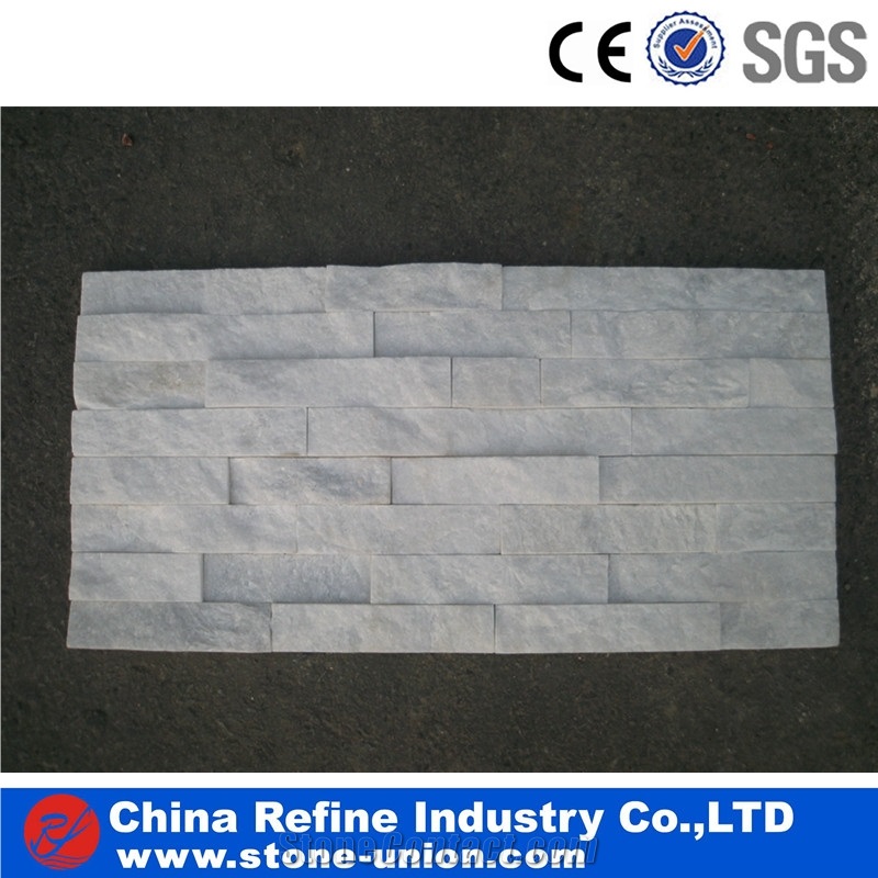Natural White Quartzite Tile, White Mushroom Stone Tile,White Quartzite Wall Panel and Flooring Covering Mushroomed Stone ,Natural Split or Flamed or Honed Customized Tiles