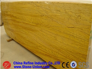 Polished Amarillo Triana Yellow Marble Slabs ,Amarillo Macael Triana Marble ,Giallo Triana Marble,Crema Triana Marble ,Amarelo Triana Marble