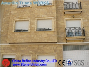 Polished Amarillo Triana Yellow Marble Slabs ,Amarillo Macael Triana Marble ,Giallo Triana Marble,Crema Triana Marble ,Amarelo Triana Marble